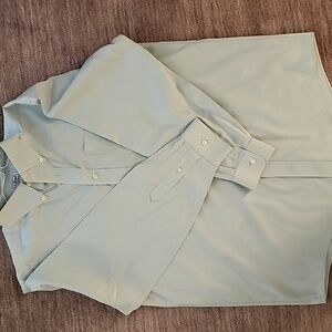 L.L. Bean Mint Green Cotton Shirt